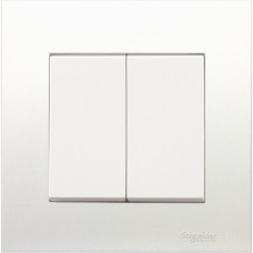 16AX 250V 2GANG 2WAY SWITCH, WE